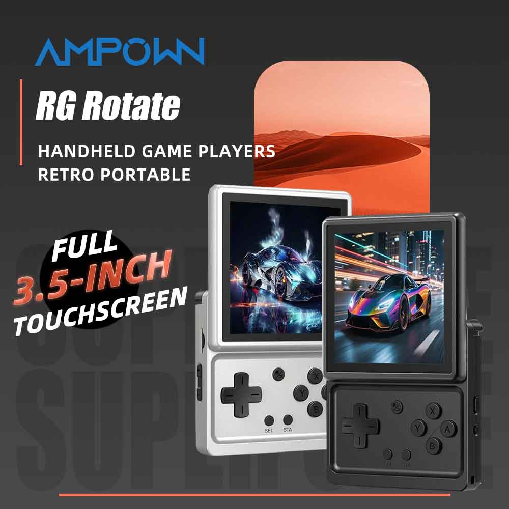 Retro Gaming Usb - ANBERNIC RG ロータブルAndroid携帯ゲーム機 3.5インチIPSレトロゲームエミュレーター WiFi Bluetooth