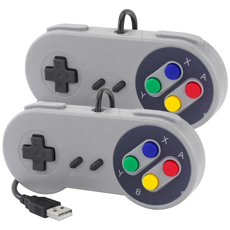 Raspberry Pi Retropie - USB ゲームパッドレトロゲームジョイスティック有線コントローラ Linux ゲーム PC NESPi