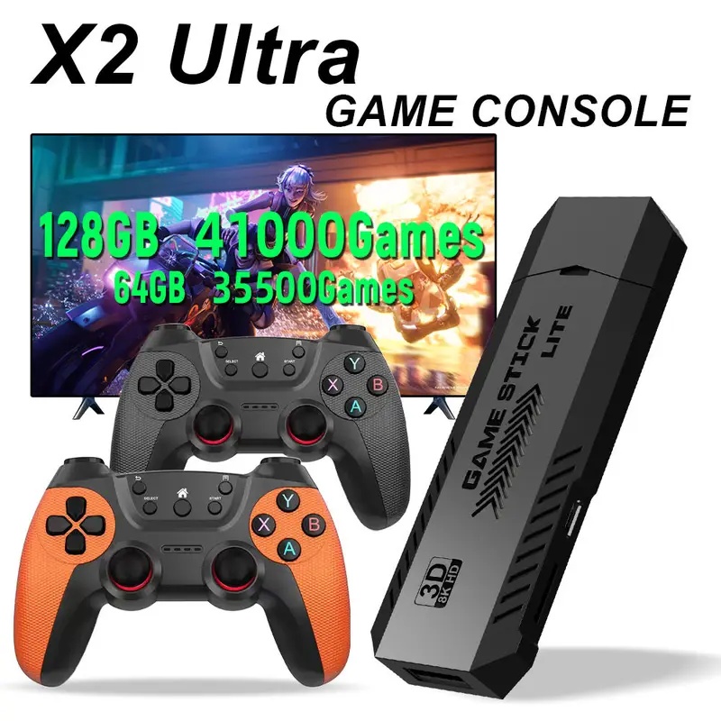 Retro Gaming Pro - X2 Ultra Pro レトロゲームスティック 64GB 128GB