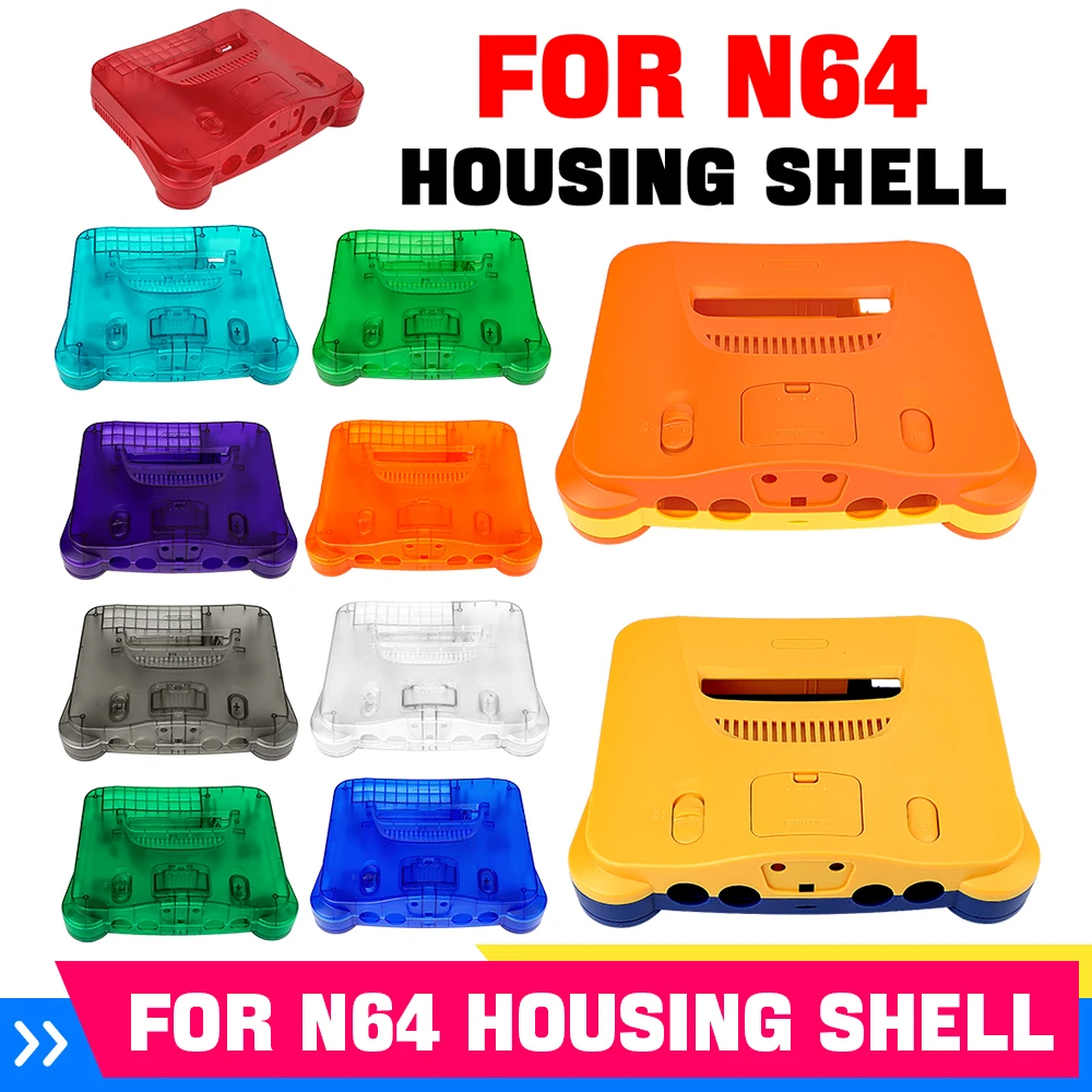 Retro Gaming Pro - 11色の交換用レトロビデオゲームコンソールハウジングシェルカバーケース（N64ゲームコンソールアクセサリー用）