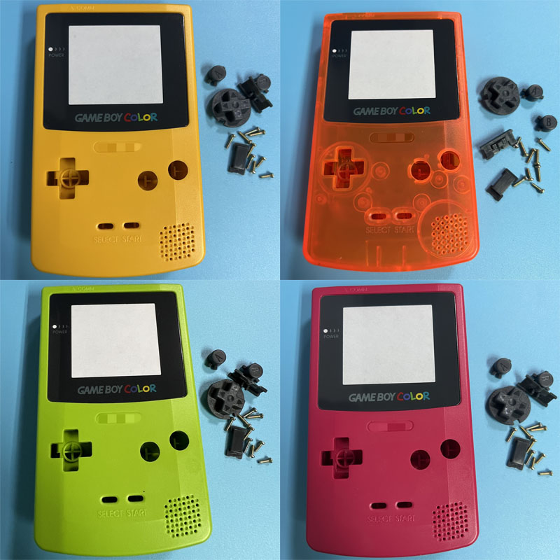 Retro Gaming Nostalgia - ゲームボーイカラーシェル Gbc 交換用シェル 限定版 発光ゲーム周辺機器 レトロゲーム機用アクセサリー