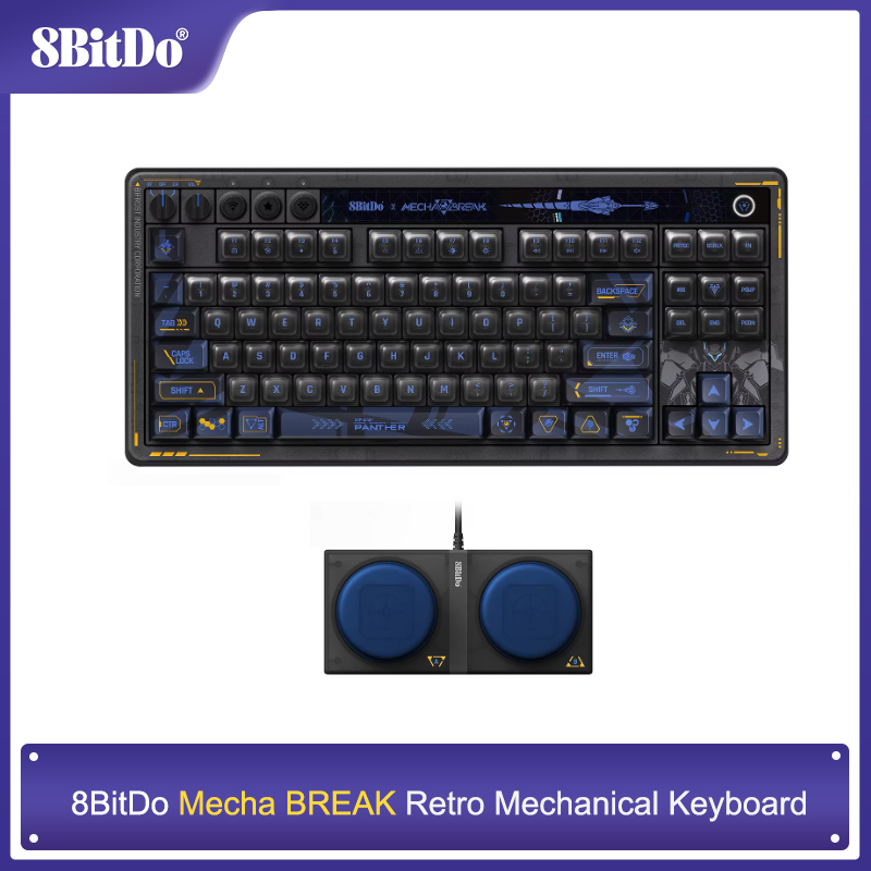 Retro Pc Gaming - 8BitDo レトロ 87 メカニカル キーボード -