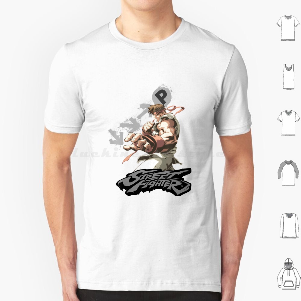 Retro Gaming Kent - Us Ryu Portrait Fireball 01 Tシャツ