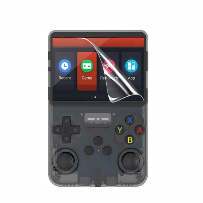 Retro Gaming Pro - 3 個 TPU ソフトフィルムスクリーンプロテクター保護カバー R36S/R36H/R36 プロレトロハンドヘルドゲームコンソール保護アクセサリー