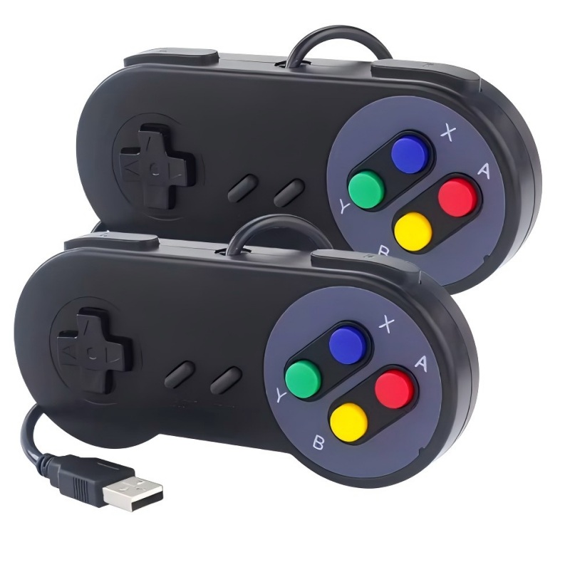 2 個の USB ゲームパッドレトロゲームジョイスティック有 - Raspberry Pi Retropie のレビューと価格