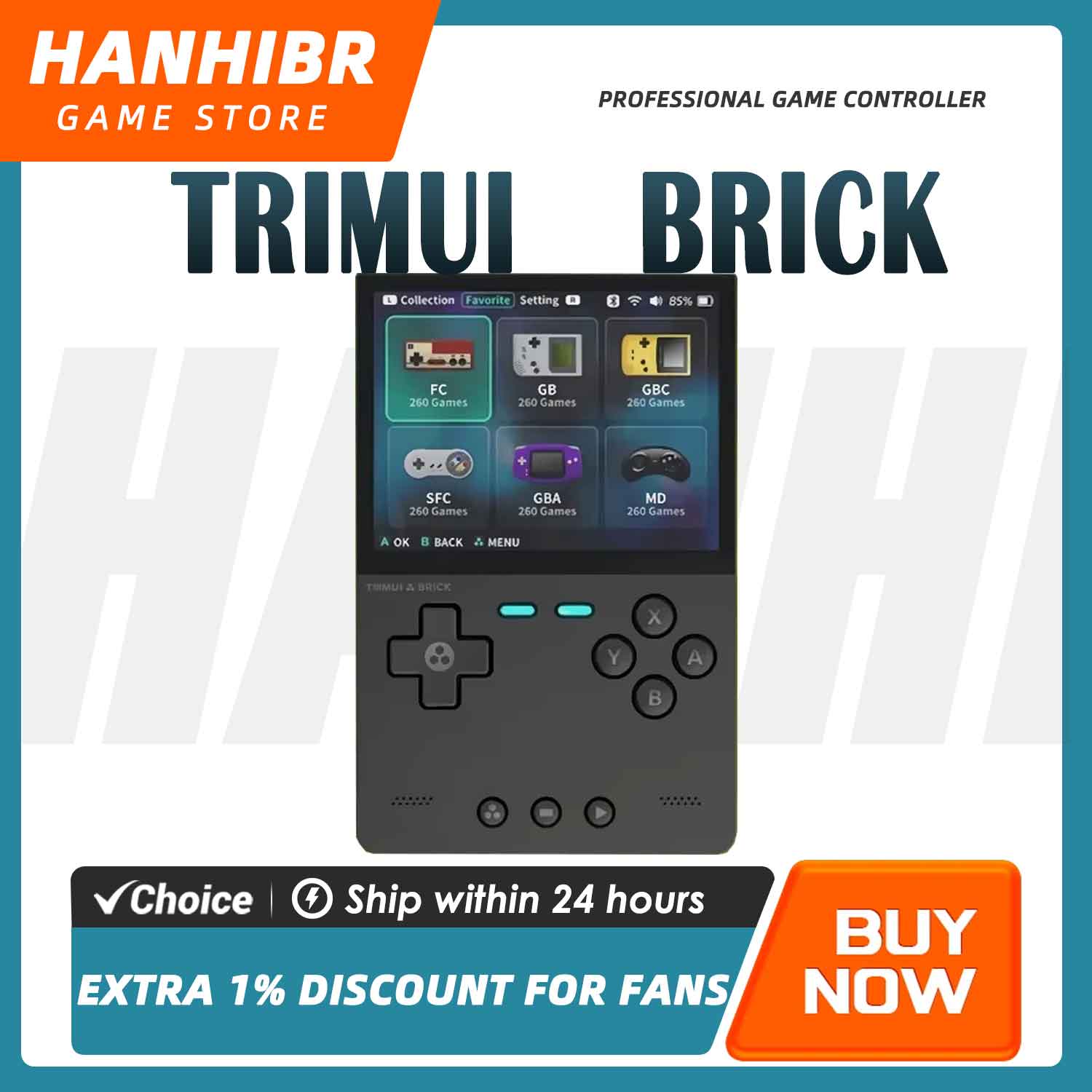 TRIMUI BRICK CNCメタルレトロハンドヘルドコン - Retro Gaming Usb のレビューと価格