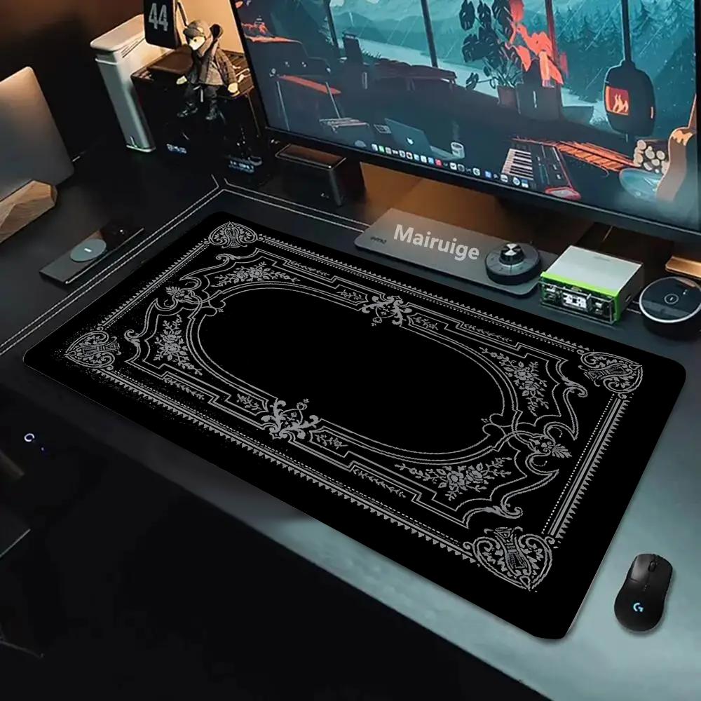 新しい黒ペルシャ絨毯神秘的なレトロマウスパッド Pc ゲーマ - Retro Gaming Desk のレビューと価格