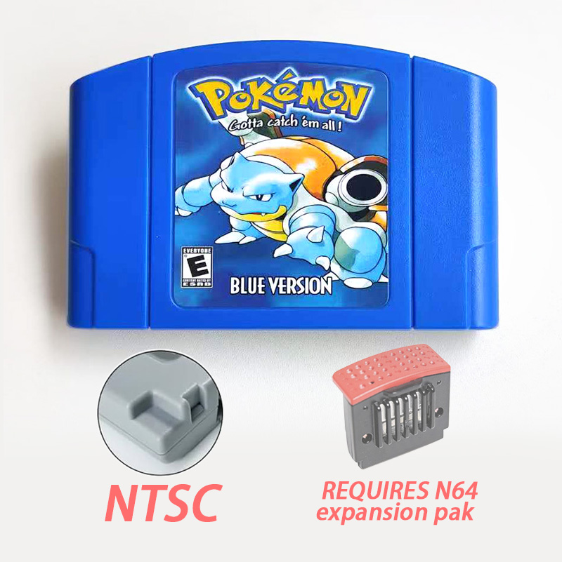 アメリカ版 NTSC 英語版 ポケモン ブルー N64 レト - Retro Gaming Nostalgia のレビューと価格
