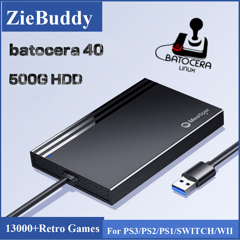 ZieBuddy Batocera 40 Linux 500 - Retro Gaming Hdd のレビューと価格