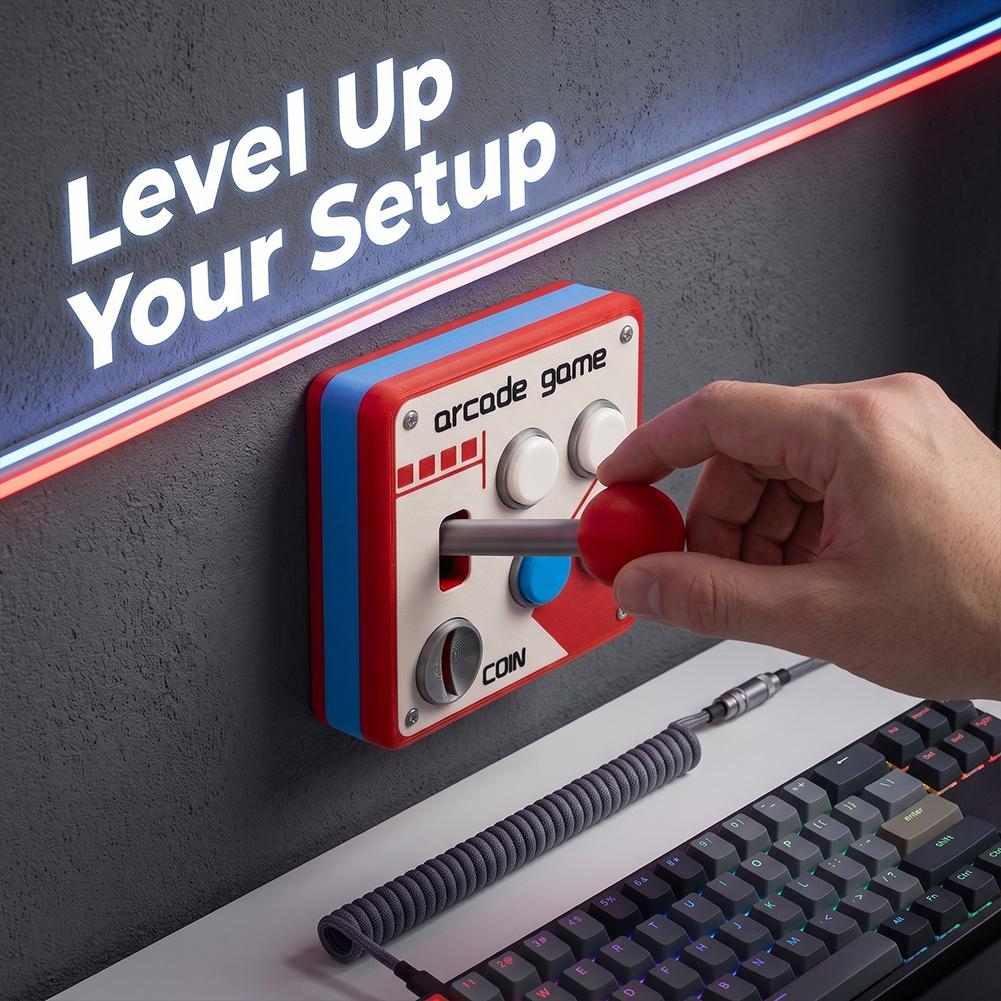 3D プリントレトロアーケードスイッチパネル 86 タイプ壁 - Retro Gaming Desk のレビューと価格