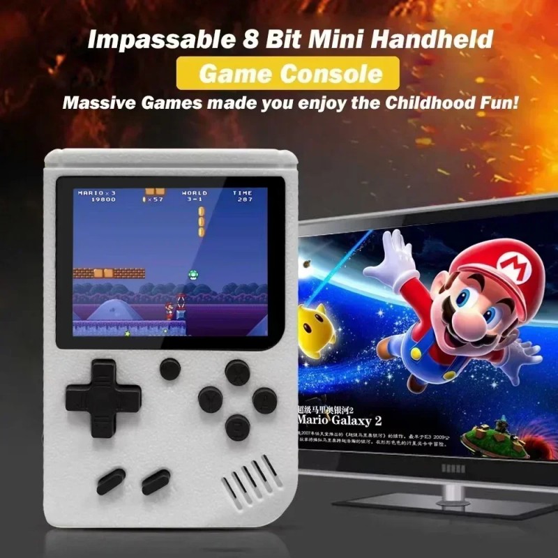 ポータブルレトロミニビデオゲームコンソール 8 ビットハンド - Retro Handheld Console のレビューと価格