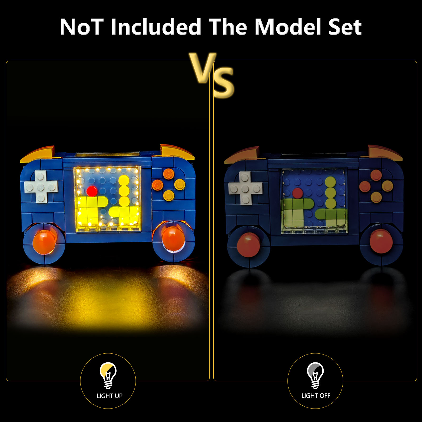 BRIXSPARK LED照明キット レゴ31380用、レト - Retro Gaming Lego のレビューと価格