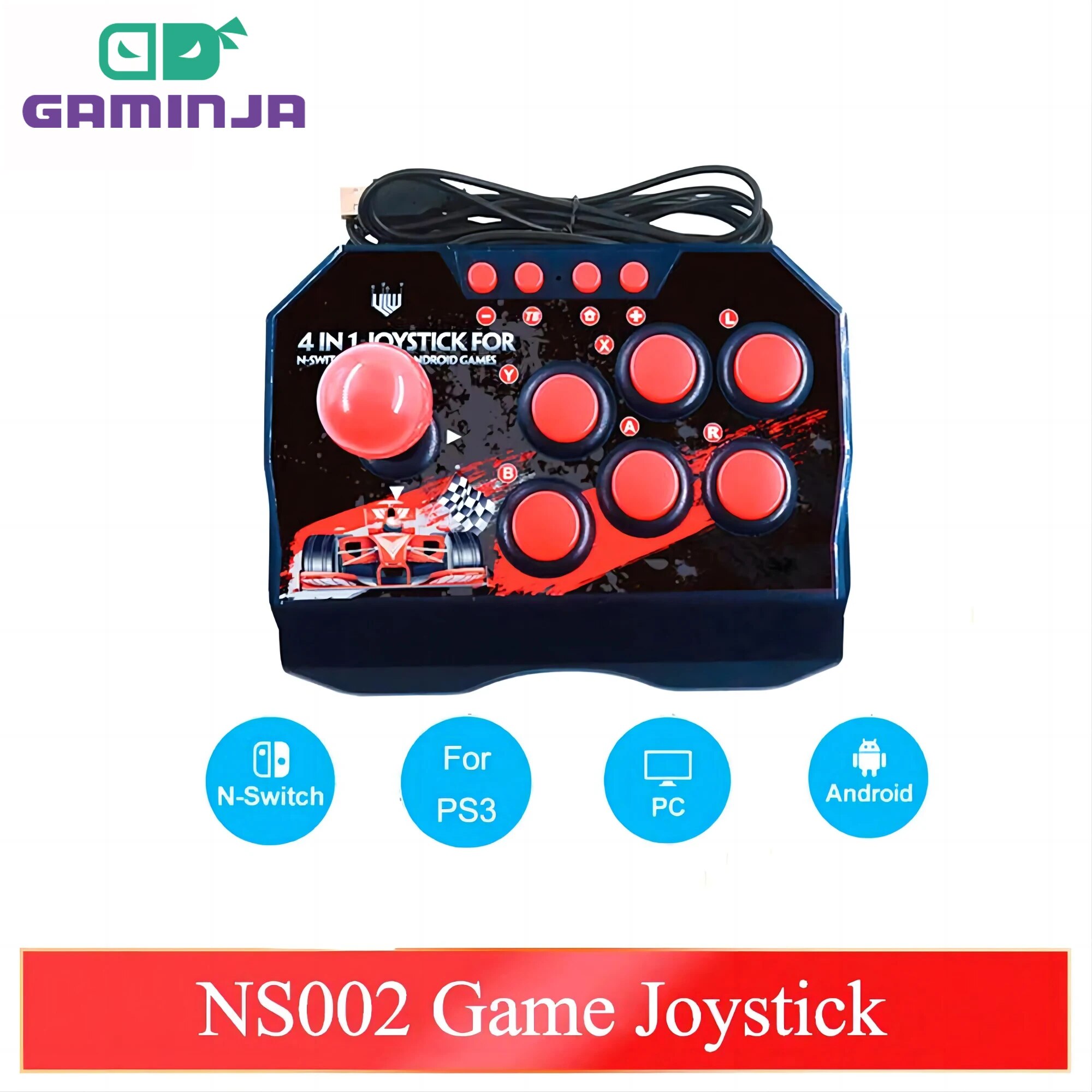 Gaminja ns002 4 in 1レトロなアーケードコ - Retro Gaming Play Zone のレビューと価格