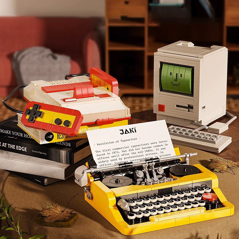クリエイティブレトロ電子タイプライターゲームコンソールウォー - Retro Gaming Lego のレビューと価格