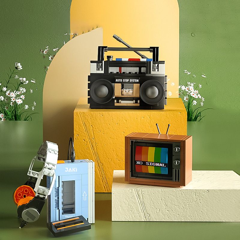 クリエイティブレトロ電子タイプライターゲームコンソールウォー - Retro Gaming Lego のレビューと価格