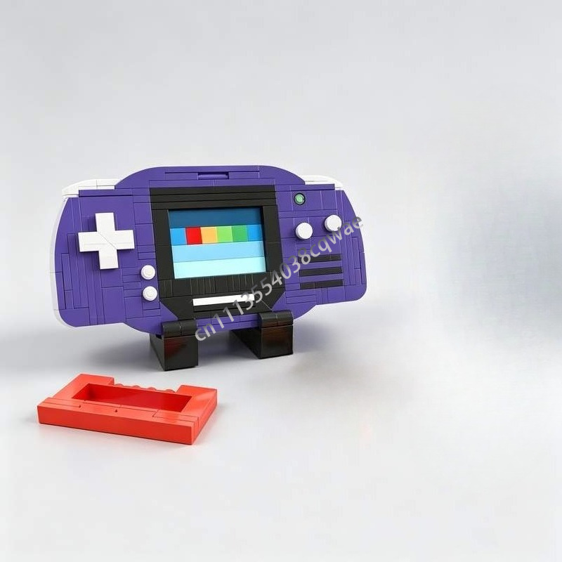 新しい 510 個レトロゲームコンソールアドバンスインディゴ - Retro Gaming Lego のレビューと価格