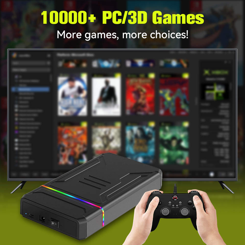 Jmachen-launchboxビデオゲームコンソール,3 - Retro Gaming Hdd のレビューと価格
