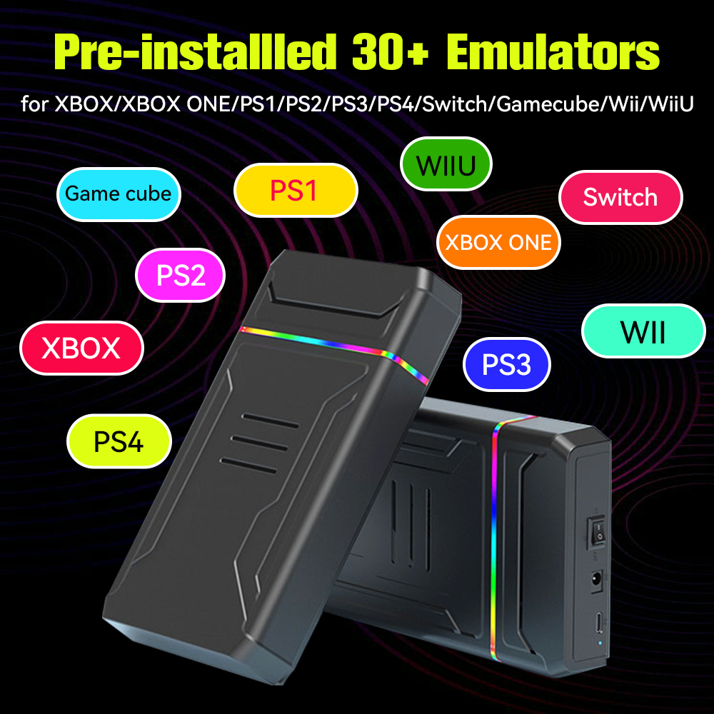 Jmachen-launchboxビデオゲームコンソール,3 - Retro Gaming Hdd のレビューと価格