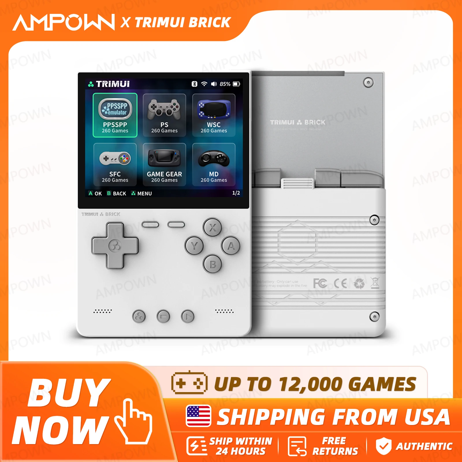 TRIMUI BRICK 携帯ゲーム機 3.2インチIPSス - Retro Gaming Usb のレビューと価格