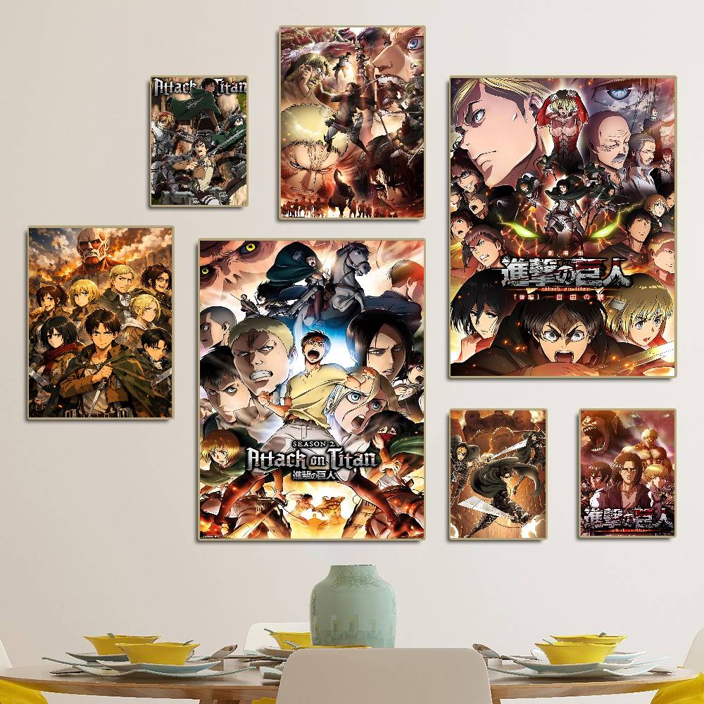 A-Attack On T-Titan ゲーム映画粘着ポスタ - Retro Gaming On のレビューと価格