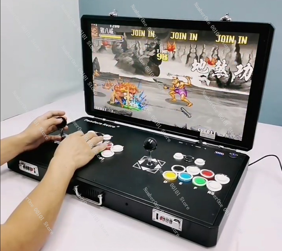 ポータブルレトロアーケードゲーム機、デュアルジョイスティック - Retro Handheld Console のレビューと価格