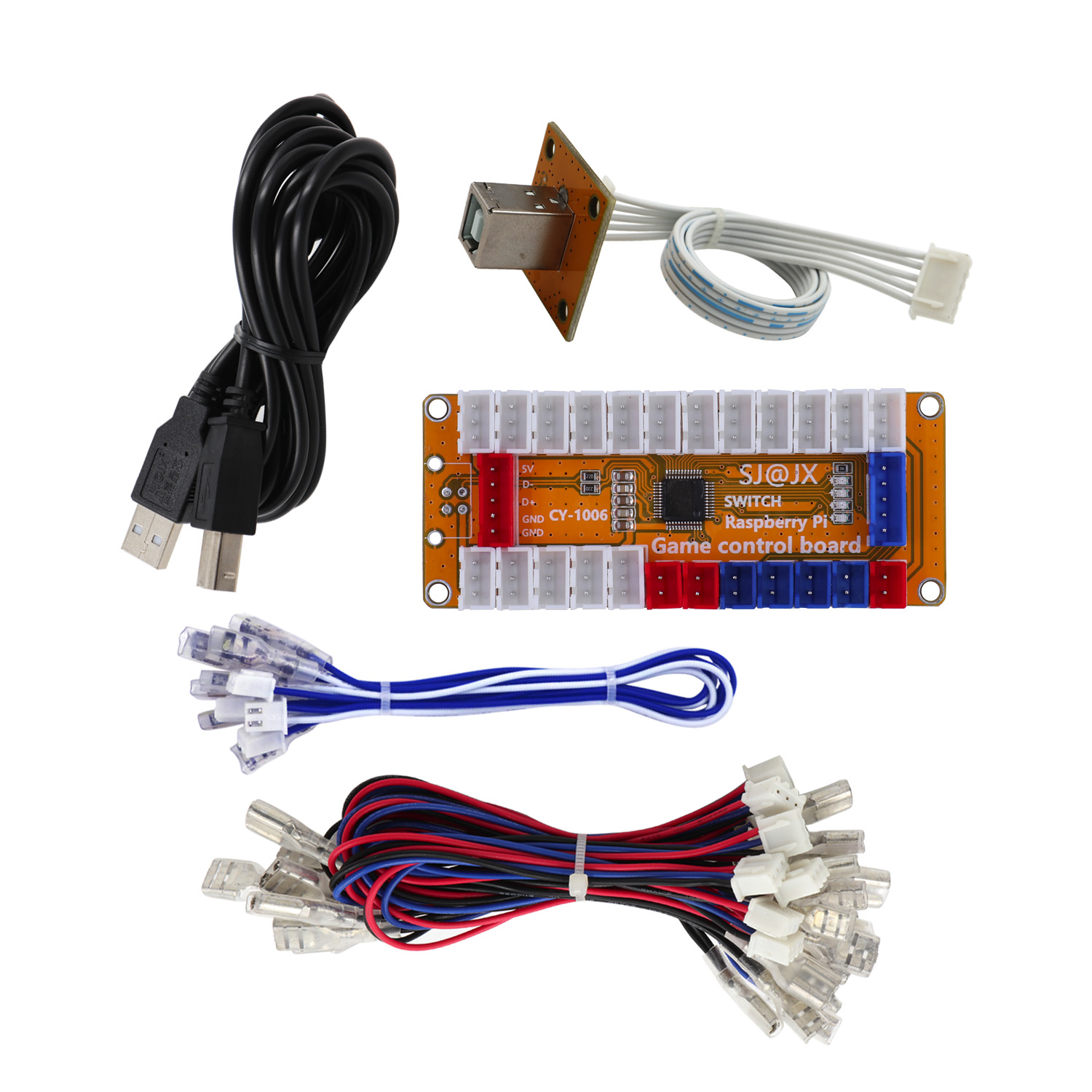 5 in 1 ゼロ遅延 USB エンコーダーゲームゲームパッ - Raspberry Pi Retropie のレビューと価格