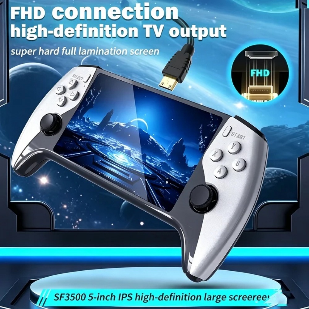 SF3500 5 インチハンドヘルドゲームコンソール PS1 - Retro Gaming Pro のレビューと価格